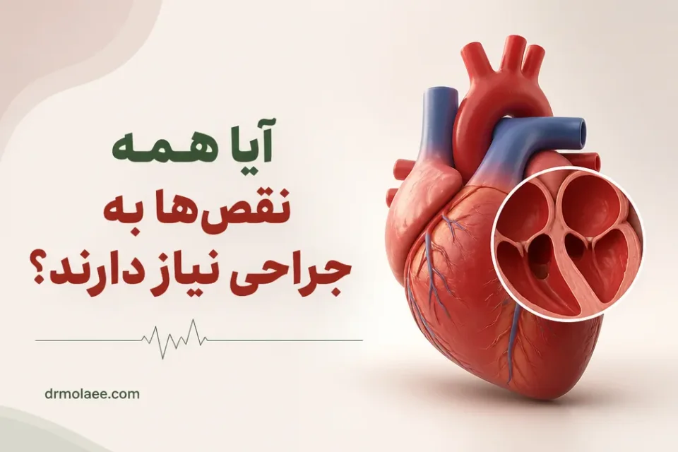 نمای توضیحی درباره آیا همه نقصها به جراحی نیاز دارند